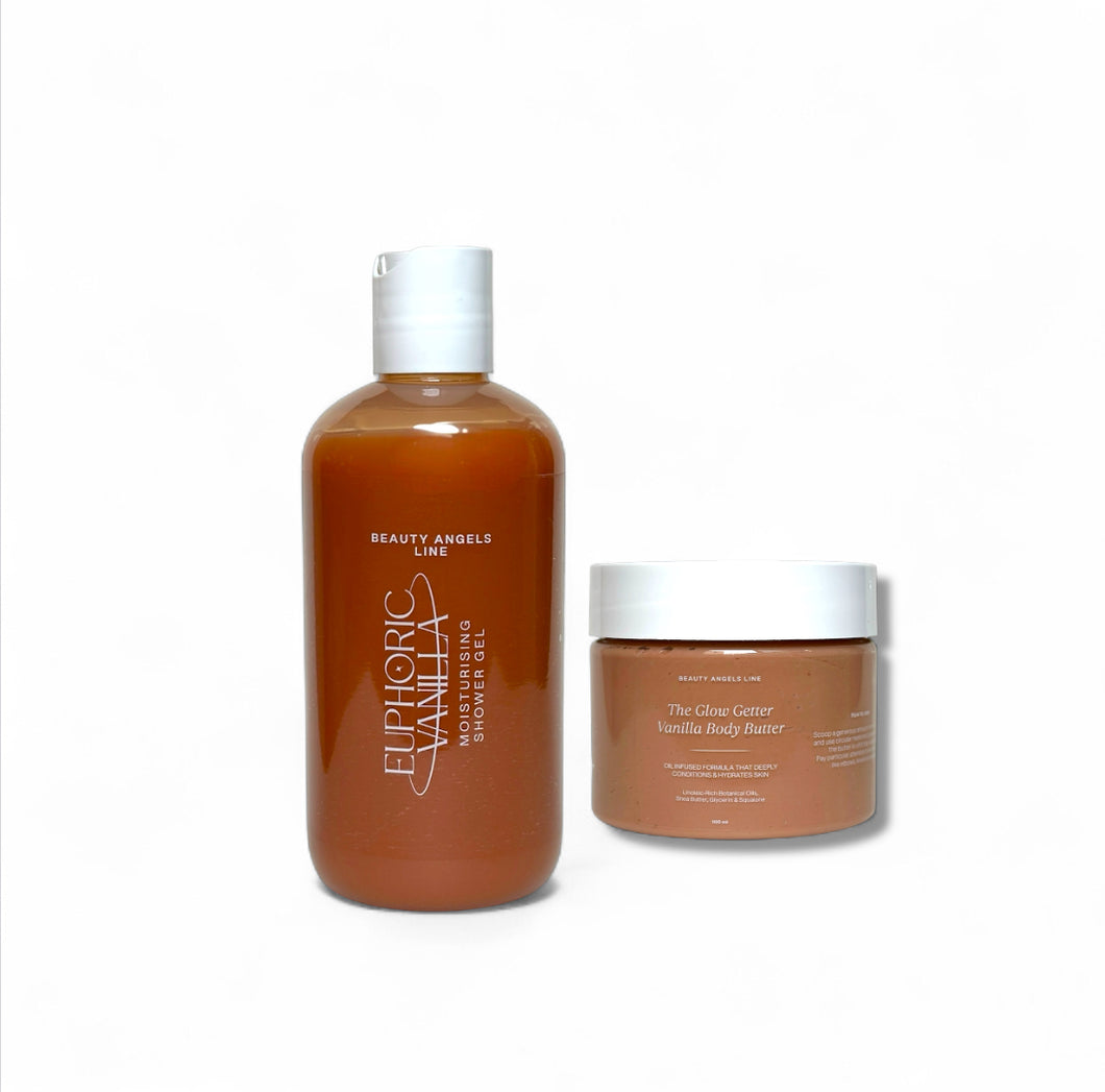 Vanilla shower gel & butter